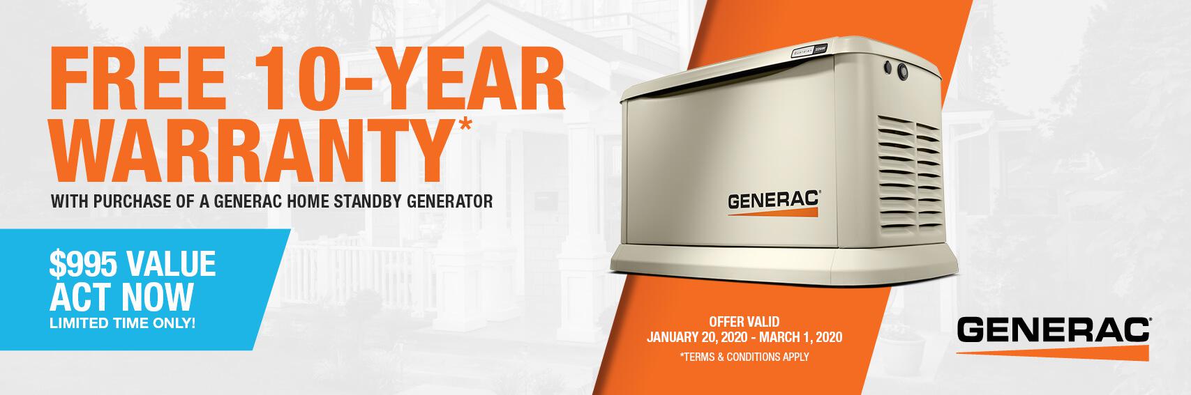 Homestandby Generator Deal | Warranty Offer | Generac Dealer | Floral City, FL